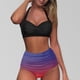 thumbnail image 2 of Gibobby Trajes de Baño Mujer Bikini de cintura alta para mujer, bañador Sexy de realce de dos piezas, traje de baño Vintage de dos piezas, conjunto de Bi(Morado,XL), 2 of 4