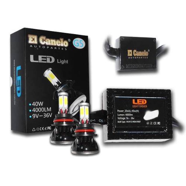 Par Juego de Bulbo Led EL CANELO Luz Alta Volkswagen Jetta 1999 1.8l 9004 G5
