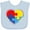 Blue, variant on Inktastic Autism Puzzle Heart Boys or Girls Baby Bib