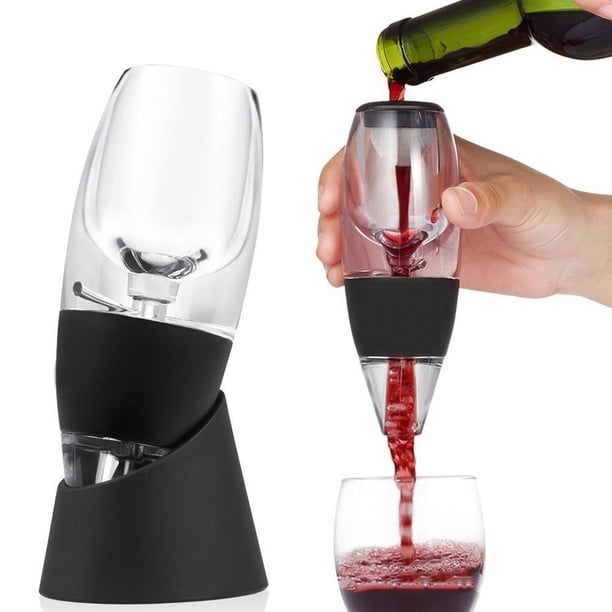 Juego De Decantador De Aireador De Vino Con Filtros Para Soporte De Purificador, Bolsa De Viaje, Utensilios De Vino Tinto Y Blanco Para Regalos De Amantes Del Vino, Decantador Rápido De Vino Advancent HA036658-00