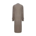 thumbnail image 5 of Lovskoo Cardigan Sweaters for Women Open Front Long Sleeve Loose Knitted Trendy Coat Oversized Winter Outerwear Tops Khaki, 5 of 7