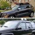 thumbnail image 3 of POSSBAY For Jeep Grand Cherokee 11-21 Window Visors Vent Sun Rain Guard Shade Deflector, 3 of 6