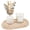 Beige, variant on Radicaln Marble Tray for Bathroom 9.75 inch White Handmade Decorative Decor and Countertop Accessories, Perfume, Candles and Jewelry Tray for Vanity Organizers