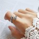 thumbnail image 3 of Sonducket Anillo de abrazo de pareja, anillo de abrazo de amor de Plata de Ley 925, anillo abierto ajustable Retro, regalo para mujer, madre, esposa, Ropa, zapatos y accesorios Miscelánea Plata, 3 of 6