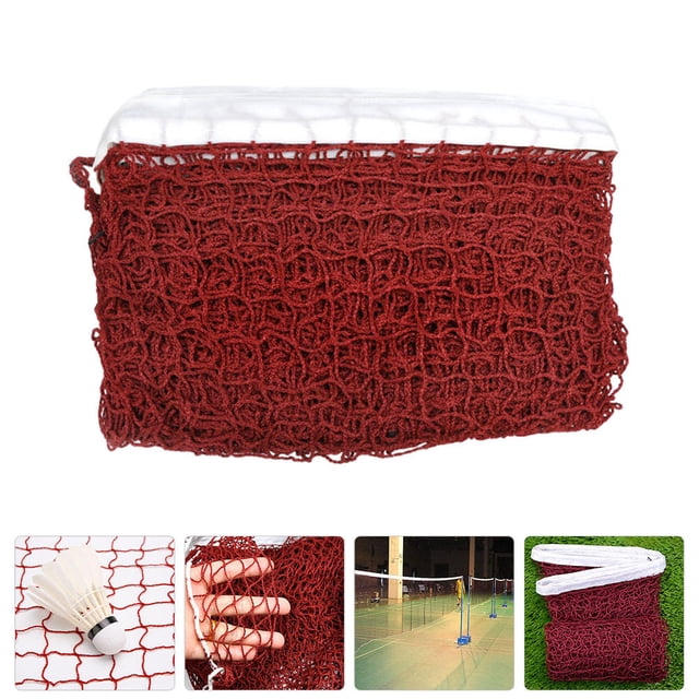 HEANUJJ Compact Nylon Badminton Net with Ropes and Buttonholes for Outdoor and Indoor Sport Activities