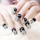 thumbnail image 1 of Uñas postizas de almendra de longitud media, 24 unidades, brillantes y largas, con diamantes de imitación y adhesivos para manicura para mujeres y niñas, 1 of 8