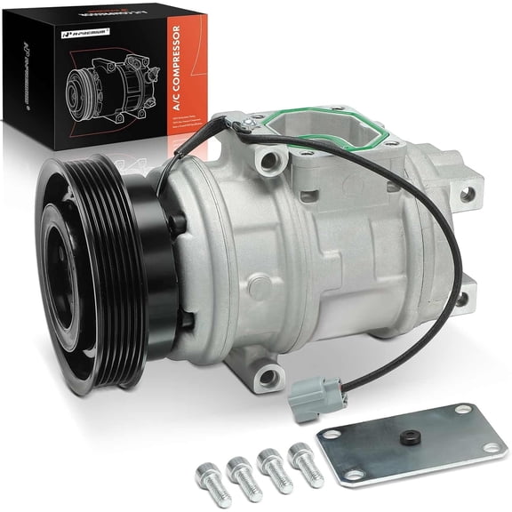 A-Premium Air Conditioner AC Compressor with Clutch Compatible with Acura CL 3.0L 1997-1999, Honda Accord 3.0L 1998-2002