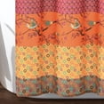 thumbnail image 4 of Lush Decor Royal Empire Stripe Shower Curtain, 72x72, Tangerine, Single, 4 of 4