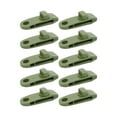 thumbnail image 2 of koolsoo 10x Tarp Clips Heavy Duty Tent Clamps Lightweight Versatile Reusable Lock Grip Awning Fixed Clips for Boat Tarps Truck Covers Green, 2 of 8