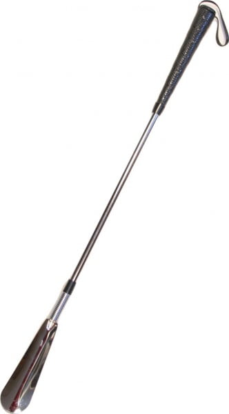 Jockey Shoe Horn Flexible Long Handle Shoehorn Silver Stainless Steel 23" inch 