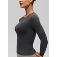 thumbnail image 3 of CRZ YOGA Softembrace Long Sleeve Shirts for Women Casual Tops Soft Basic T-Shirts, 3 of 7