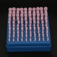thumbnail image 3 of Herramienta abrasiva, 100 piezas de cabezal de pulido, juego de pulido eléctrico rosa, cabezal de pulido de corindón rojo, rendimiento inigualable, 3 of 8