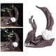 thumbnail image 5 of Porta incienso con forma de mano de Buda para decoración del hogar con soporte para flores flor blanca, 5 of 8