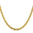 thumbnail image 2 of Primal Gold 10 Karat Yellow Gold 4.75mm Semi-solid Rope Chain, 2 of 4