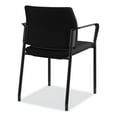 thumbnail image 6 of HON Accommodate Series Guest Reception Waiting Room Chair with Fixed Arms, Black Fabric, 6 of 11