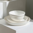 thumbnail image 5 of Stone Lain Virtuo 4-Piece Dinner Plate Set Porcelain, White, 5 of 5