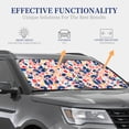 thumbnail image 4 of Vsdgher Hand Painted Abstract Leopard Print Print Car Windshield Sun Shade, Reflective Sunshade Window Sunshade Sun Visor Protector Fit for Cars,Trucks,SUVs-Small, 4 of 6