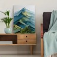 thumbnail image 5 of Peak District Nature Landscape Watercolor Canvas Print, Outdoor Lover Home Gift Wall Decor Art, 5 of 8