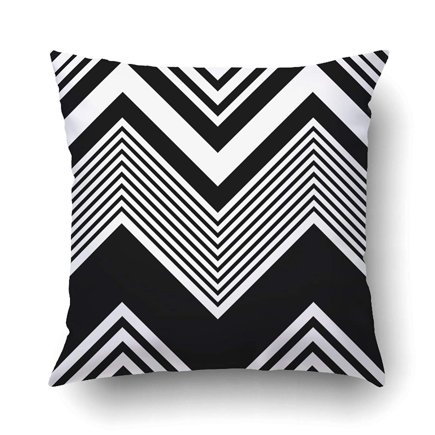 black and white zig zag cushion