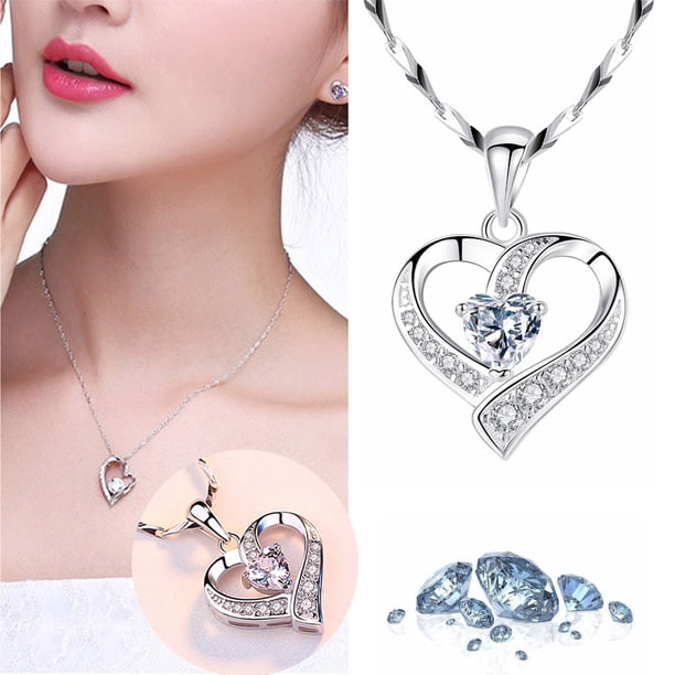 Collar para mujer, joyería para mujer, collar de cobre con cadena para clavícula, colgante giratorio, regalo de San Valentín, collar de proyección.