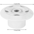 thumbnail image 2 of Boquilla redonda blanca giratoria de 360° MACHAO 2 pulgadas, 2 of 5