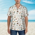 thumbnail image 4 of Balery Outdoor Living Print Men's Hawaiian Shirts Short Sleeve Beach Shirt Relaxed Fit Vacation Button Down Shirts-Medium, 4 of 9