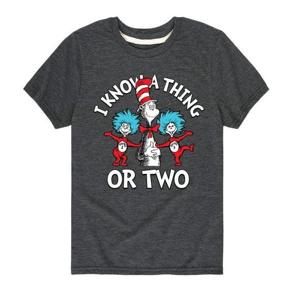 Dr. Seuss - I Know A Thing Or Two - Toddler And Youth Short Sleeve Graphic T-Shirt