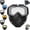 Clear, variant on Detachable Full Face Goggle Mask, Full Face Tactical Mask Goggles Detachable, Paint Ball Mask for Riding and Cutting