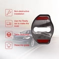 thumbnail image 3 of SHAR 4 Pack Door Lock Covers Compatible with Tesla Model 3 Model Y Model S Model X, Black Carbon Fiber, 3 of 5