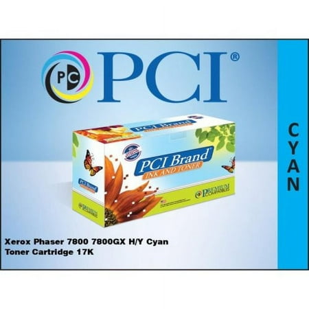 UPC: 0845161038475 | PCI Xerox® 106R01563 Phaser 7800 7800GX Cyan Toner Cartridge (106R01563-PCI)