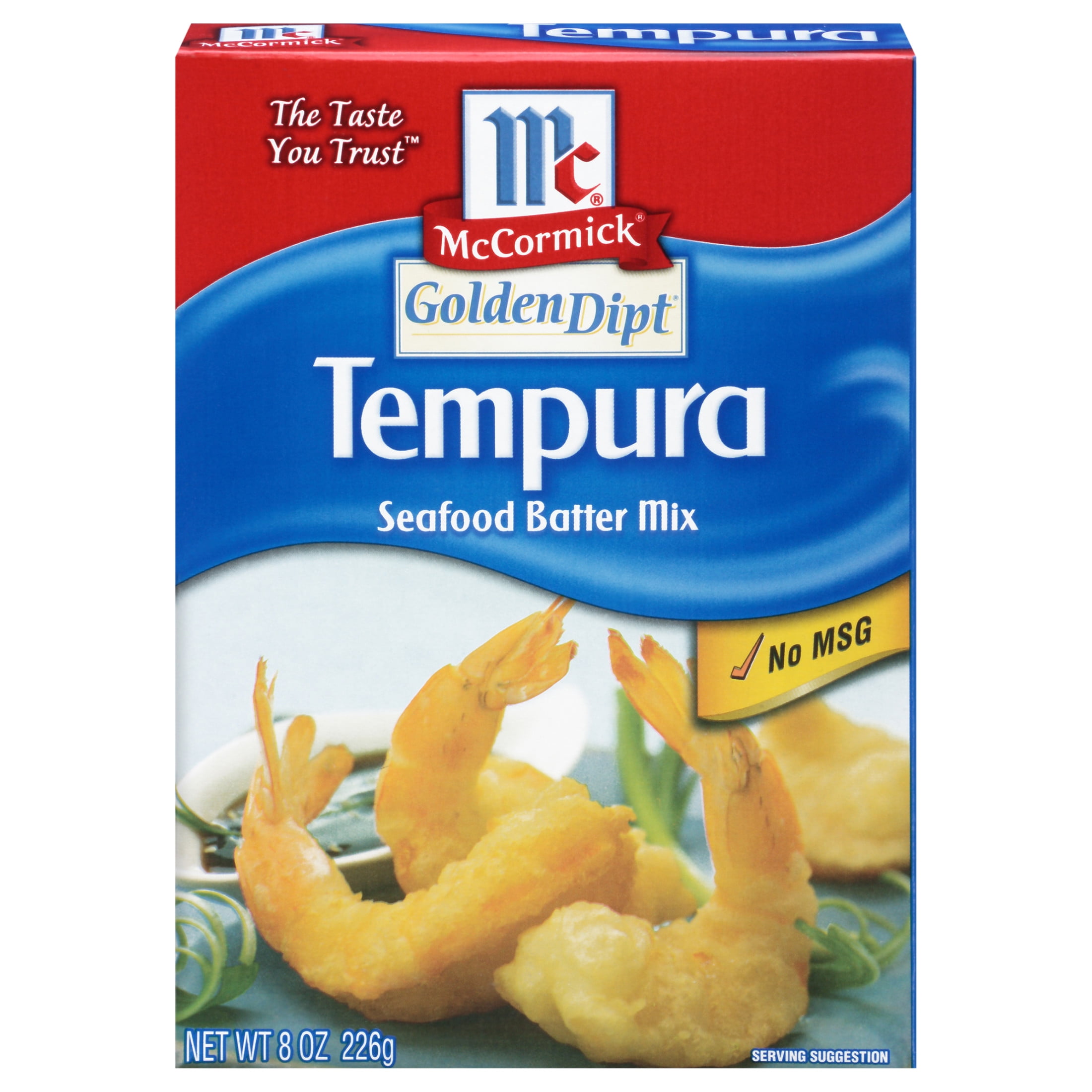 McCormick, Tempura Seafood Batter Mix, 8 oz Box, No MSG - Walmart.com