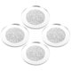 thumbnail image 4 of Round Glass Craft Placemats for General Users Heat Resistant Cup Mat 4Pcs, 4 of 4