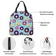 thumbnail image 4 of Easygdp Donuts Bolsa Térmica Premium - Tela Oxford Impermeable, Gran Capacidad, Bolsillo Frontal, Unisex para Trabajo, Escuela, Actividades al Aire Libre y Picnics, 4 of 8