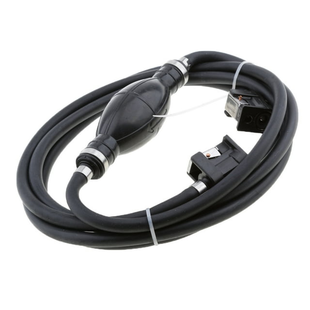 10Ft 3 Meter Rubber 1/4 inch Marine Outboard Boat Fuel Line Assembly with