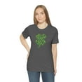 thumbnail image 5 of Leopard Shamrock Shirt | Lucky Four Leaf Clover Shirt | Saint Patricks Day Shirt | Unisex Jersey Short Sleeve Tee, 5 of 10