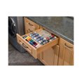 thumbnail image 3 of Rev-A-Shelf 4SDI-18 16 Inch Wood Spice Drawer Organizer Insert, Natural (2 Pack), 3 of 5