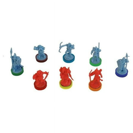 Ares Games AREWOTR023 Lord of the Rings - War of the Ring - Colored Plastic Rings - Core Set Miniature Accessories