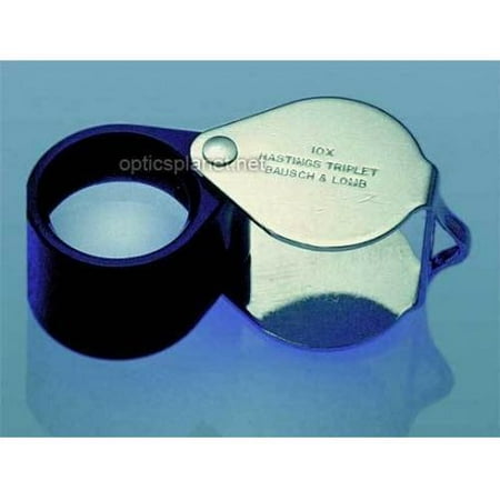 Bausch & Lomb Hastings Triplet Magnifier Loupe, 10x Power
