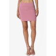 thumbnail image 2 of TheMoogan Women's Basic Stretch Cotton High Waist Double Layer Tube Mini Skirt, 2 of 7