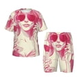 thumbnail image 1 of Balery Ace Of Diamonds Lady Conjunto de Pijama Infantil de Manga Corta con Estampado – Ropa de Dormir de Algodón Suave-Small, 1 of 6