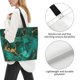 thumbnail image 3 of Easygdp Green Gold Glitter Bolsas Tote para Mujer, Bolsos de Hombro para Viaje, Bolsos de Mano de Gran Capacidad para Compras y Trabajo, 3 of 8