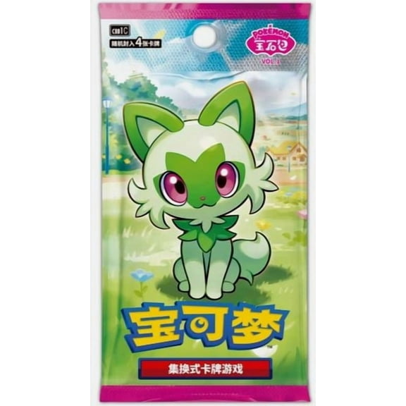 Pokémon Gem Pack Volume 1 ( Simplified Chinese, 4 Cards)