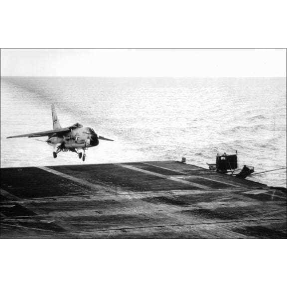 24"x36" Gallery Poster, Navy Vought F-8E Crusader (VF-162) USS Oriskany 1966