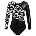 thumbnail image 4 of iiniim Kids Girls Gymnastics Leotards One Piece Jumpsuit Long Sleeve Ballet Unitard Dancewear 4-14, 4 of 6