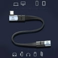 thumbnail image 4 of 90 Degree USB C Cable,Type C to Type C Cable Fast Charging 240W Type C Port Right Angled USB C Data Cable, 4 of 9