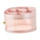 thumbnail image 4 of Caja organizadora de maquillaje, joyero, caja de cosméticos para escritorio, cajón organizador pequeño y rosa, 4 of 9