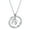 D, variant on Initial Necklace for Women Stainless Steel A to Z Letter Pendant Charm with Chain Silver J