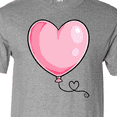 thumbnail image 4 of Inktastic Pink Balloon Heart T-Shirt, 4 of 5