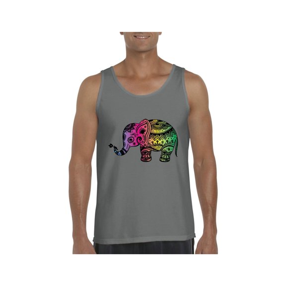 MmF - Men's Tank Top for Men, up to Men Size 3XL - Elephant