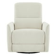 thumbnail image 6 of CHITA Power Recliner Swivel Glider Rocker Nursery Chair with USB for Living Room, Fabric in Linen, 6 of 17